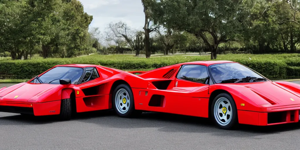 Prompt: 1980s Ferrari Enzo
