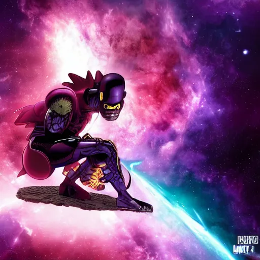 Prompt: galactus devouring a galaxy, marvel comics, 4k, cinematic experience,