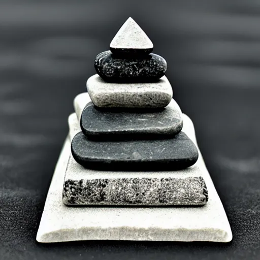 Image similar to zen stone pyramid