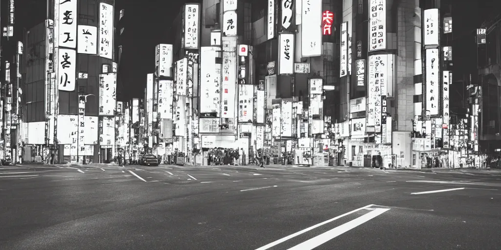 Image similar to 90mm photo tokyo at night
