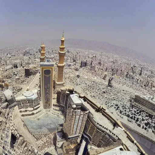 Image similar to real photo of makkah