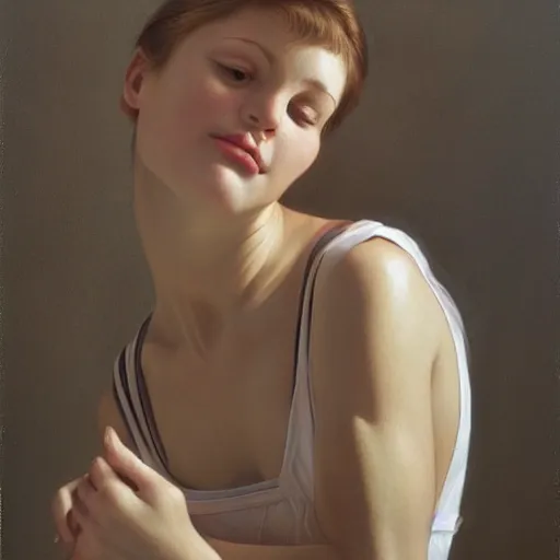 Image similar to photo of young woman by francine van hove