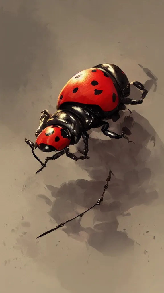 Prompt: a male ladybug from league of legends, digital Art, Greg rutkowski, Trending artstation,cinematic