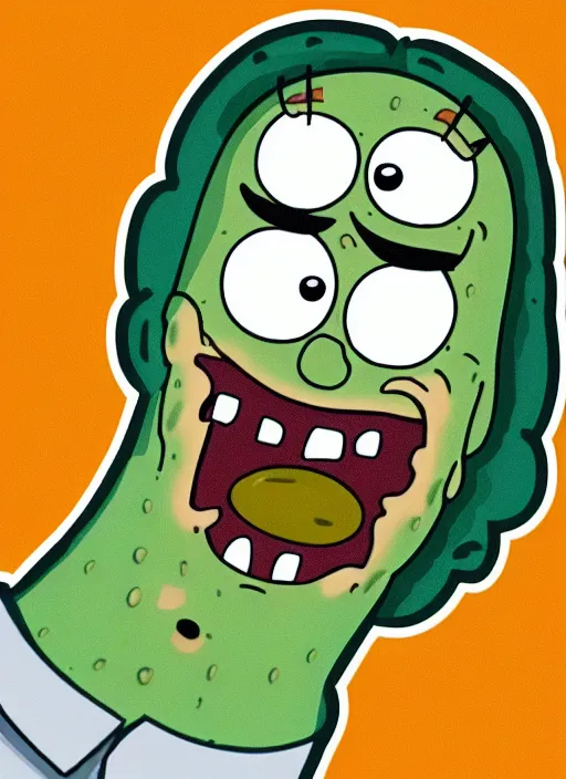 Image similar to pickle rick