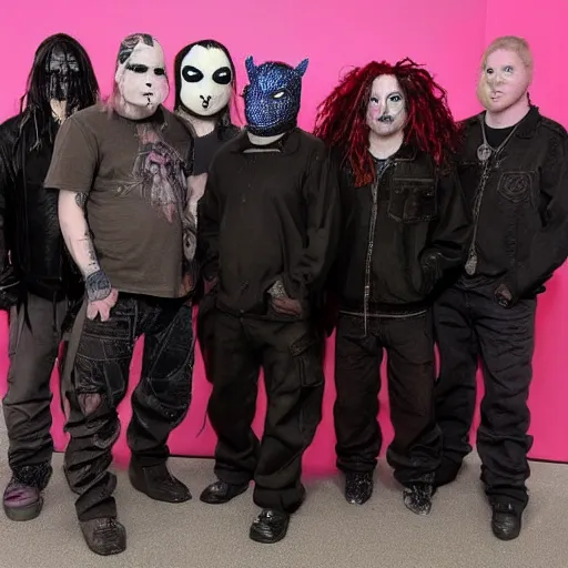 Prompt: slipknot my little pony