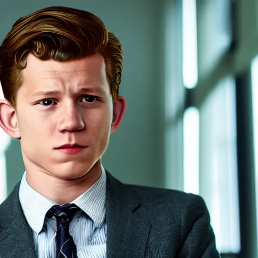 Image similar to tom holland as jfk