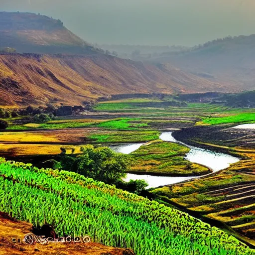 Image similar to a beautiful landscape in nashik near mumbai