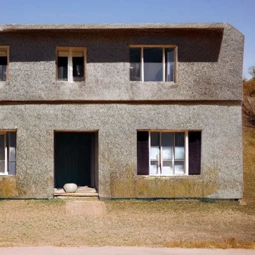 Image similar to a photo of a house so uninteresting and unremarkable, with nothing to make it unique, a truly normal house