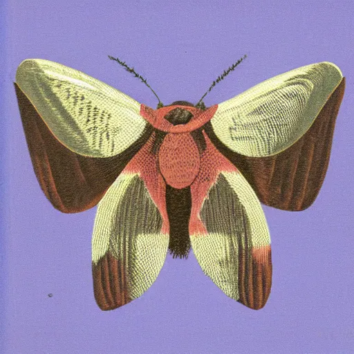 Prompt: yearbook photo of a giant moth, grainy picture, detailed, realistic
