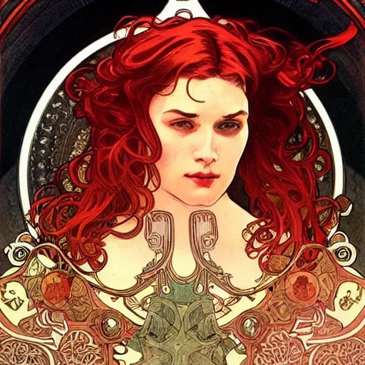 Image similar to daredevil portrait and costume designs, intricate, elegant, highly detailed, digital painting, smooth, sharp focus, illustration, art by alphonse mucha