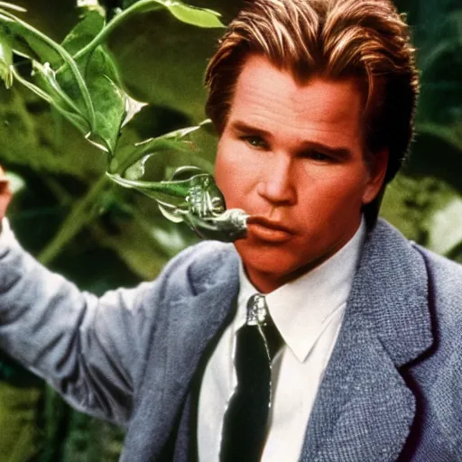 Image similar to killer plant movie starring val kilmer, film still