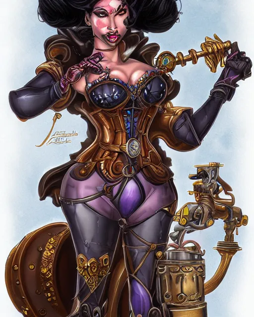 Prompt: lady mechanika by joe benitez