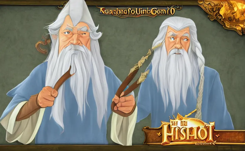 Image similar to Gandalf in Wizard 101