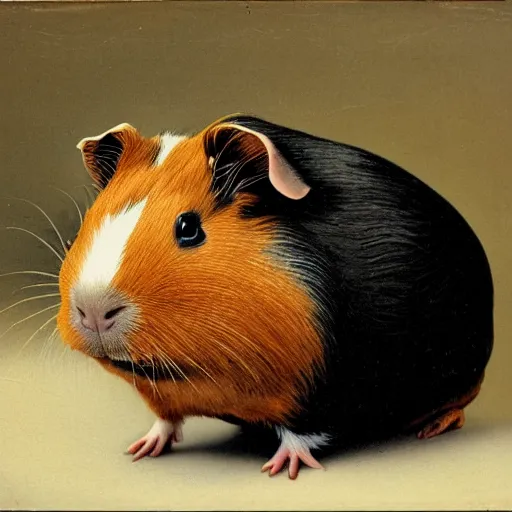 Image similar to a victorian guinea pig