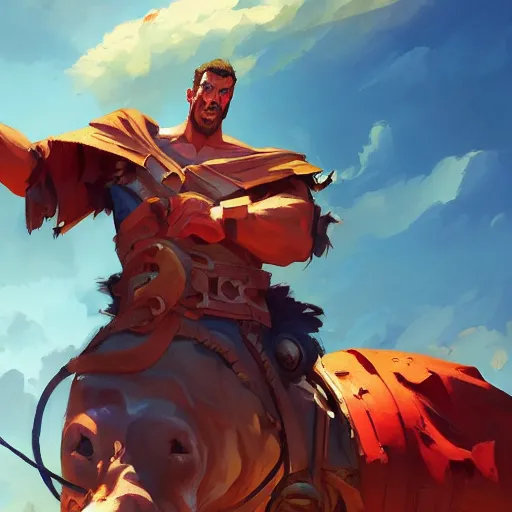 Image similar to hero world ben hur, behance hd by jesper ejsing, by rhads, makoto shinkai and lois van baarle, ilya kuvshinov, rossdraws global illumination