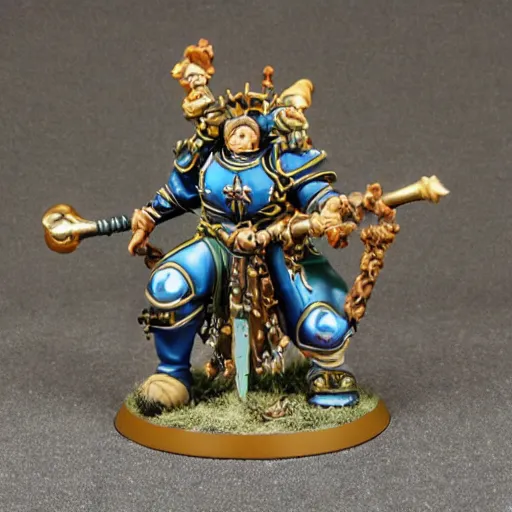 Image similar to soprano family age of sigmar starter kit, hd resin model production images.