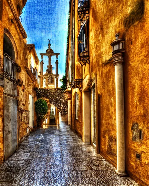Prompt: backstreet, mediterranean architecture, high production value, intricate details, high resolution, hdr, high definition, masterpiece, realistic, ultrarealistic, highly detailed, hd, sharp focus, non blurry, sharp, smooth