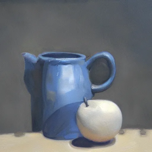 Image similar to still life painting by David Brown, matte,