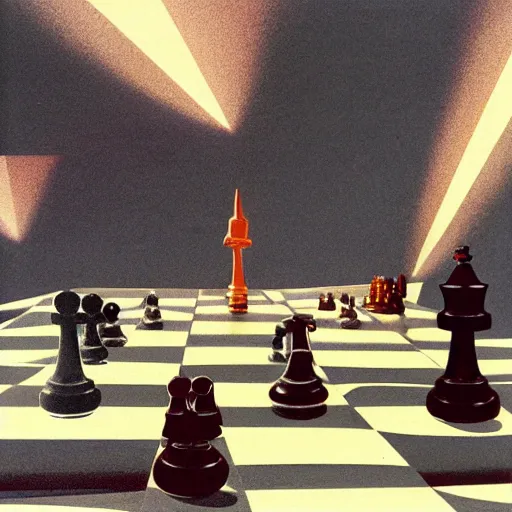 Image similar to a clean chessboard, Dan McPharlin, Ralph McQuarrie