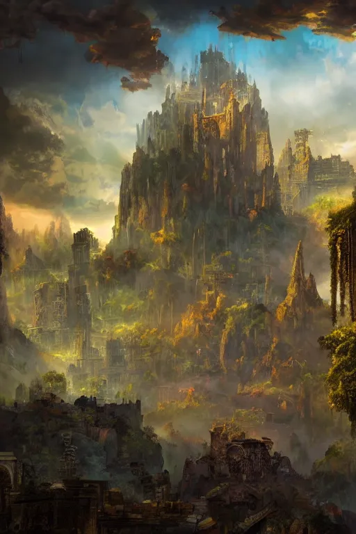 beautiful matte painting avant - garde style, fantasy | Stable Diffusion