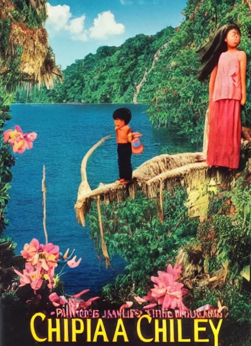 Image similar to poster for a movie called the chinese child's journey in the philippine islands, 8 k, hd, photo by slim aarons