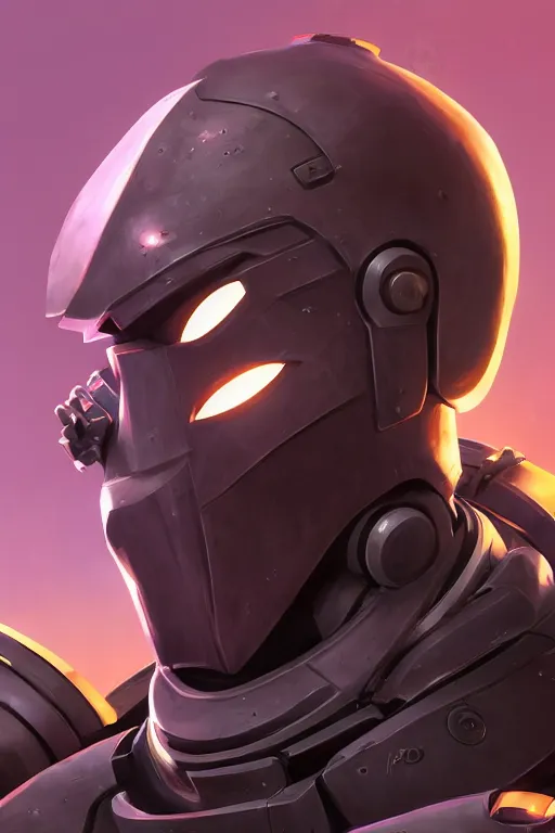 Image similar to epic mask helmet robot ninja portrait stylized as fornite style game design fanart by concept artist gervasio canda, behance hd by jesper ejsing, by rhads, makoto shinkai and lois van baarle, ilya kuvshinov, rossdraws global illumination radiating a glowing aura global illumination ray tracing hdr render in unreal engine 5