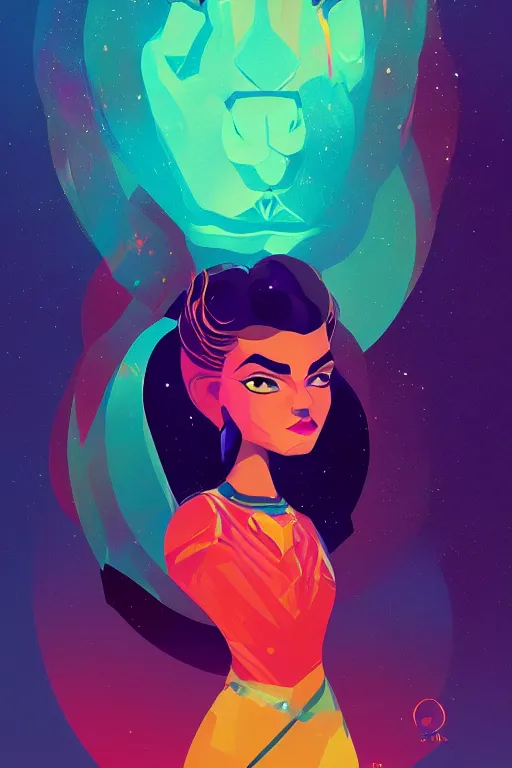 Image similar to the portrait of a majestic princess by petros afshar and james gilleard, 4 k, trending on artstation