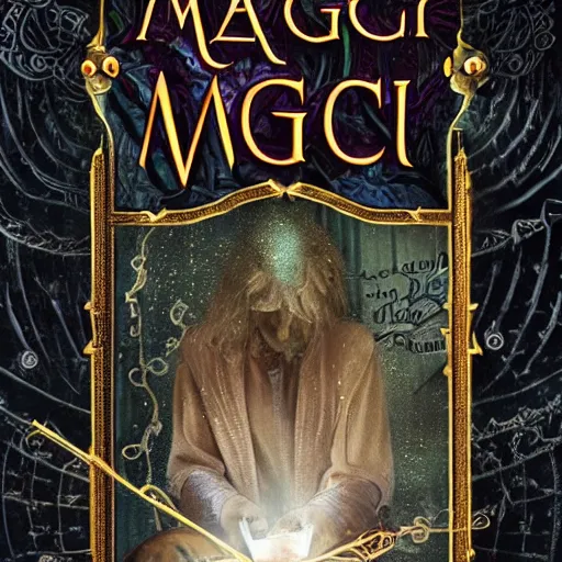 Prompt: cover of book about magic written by a sorcerer, highly detailed, 4 k