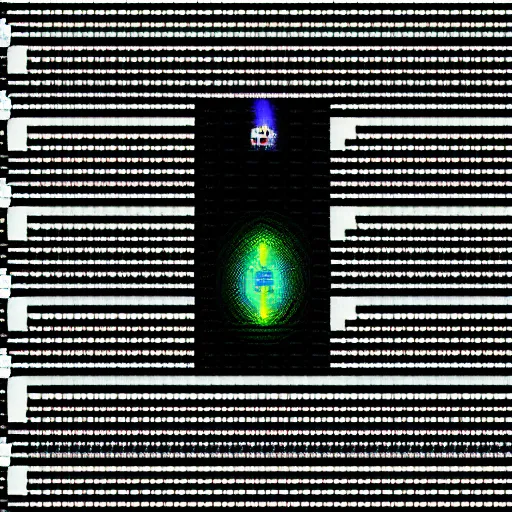 Prompt: a black hole as a final boss, SNES game, low contrast, melting pixels, weird lightning