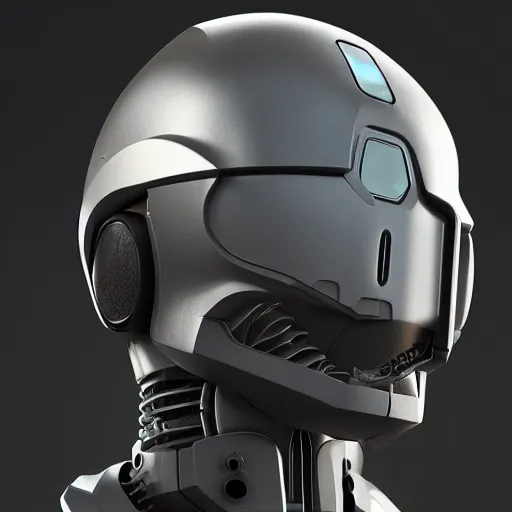 Image similar to sci-fi, helmet design, halo, duke-nuken, science-fiction, robot head, octane-render, cgi, blender, cinema-4d, maya, cgi, redshift