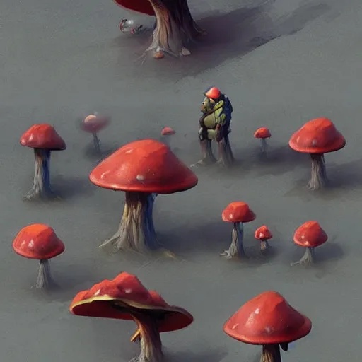 Image similar to pokemon 🍄, artstation greg rutkowski, cinematic, hyperrealist, digital art