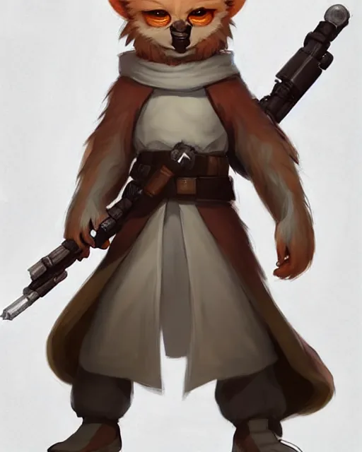 Prompt: character concept art of a cute young male anthropomorphic starwars furry | | cute - fine - face, pretty face, key visual, realistic shaded perfect face, fine details by stanley artgerm lau, wlop, rossdraws, james jean, andrei riabovitchev, marc simonetti, and sakimichan, trending on artstation