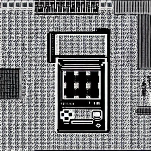 Prompt: screenshot from the gameboy camera.