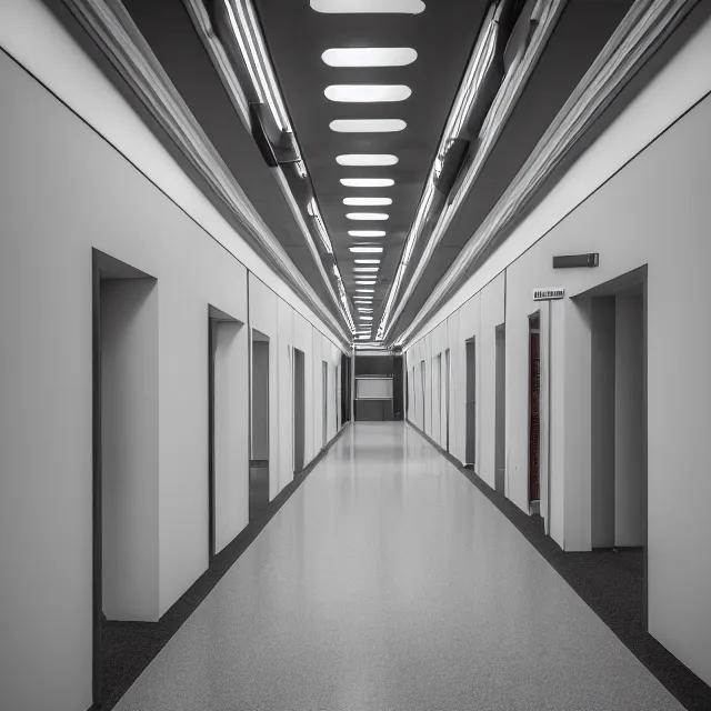 Image similar to , endless corridor where the floor a ball pit, highly detailed, 8 k, hdr, smooth, sharp focus, high resolution, award - winning photo