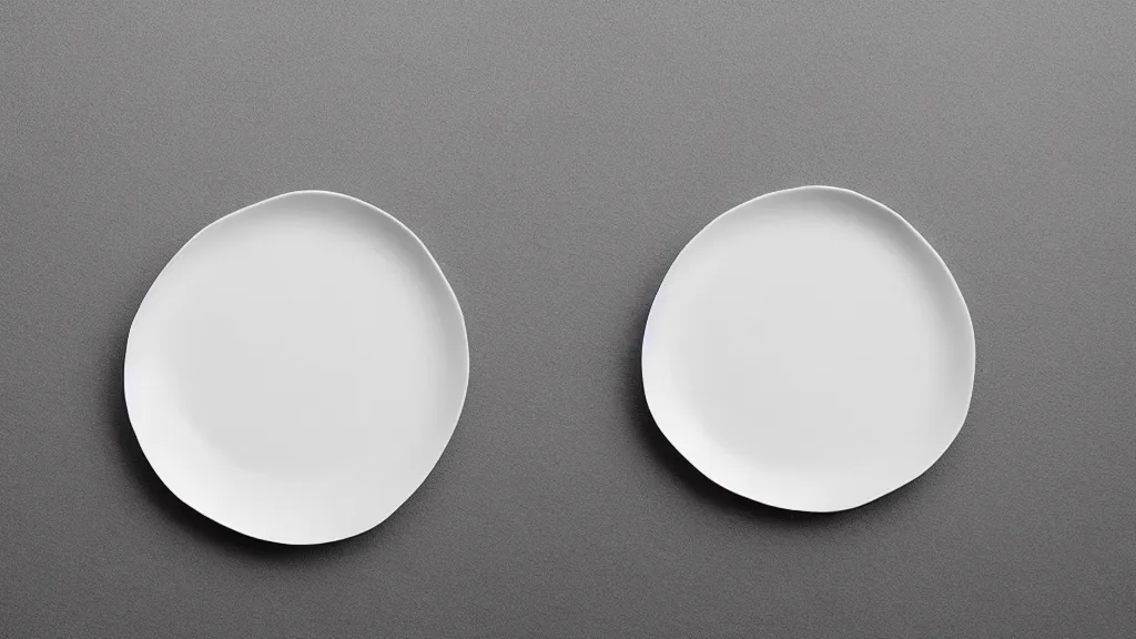 Prompt: minimalist witless plate of calibre