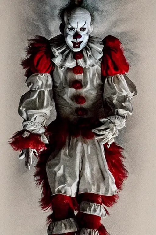 Image similar to ' drew carrey as pennywise, it 2 0 1 7, andy muschietti. poster, movie poster, sharp, coherent, clean, artistic, award winning poster!!!!!!!