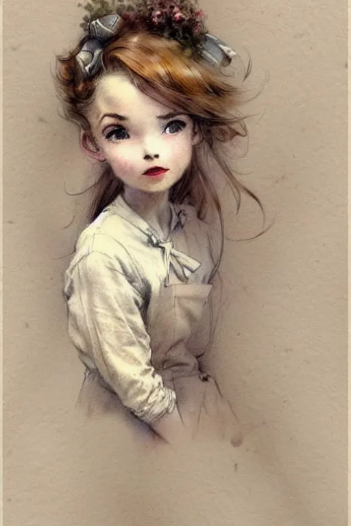 Image similar to (((((1950s girl next door. muted colors.))))) by Jean-Baptiste Monge !!!!!!!!!!!!!!!!!!!!!!!!!!!