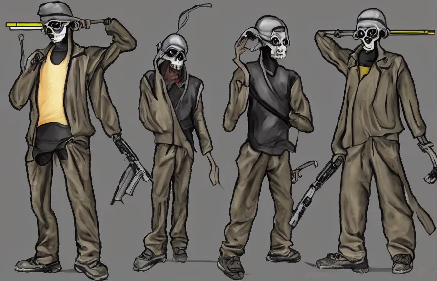 Image similar to grim reaper as a GTA San Andreas character