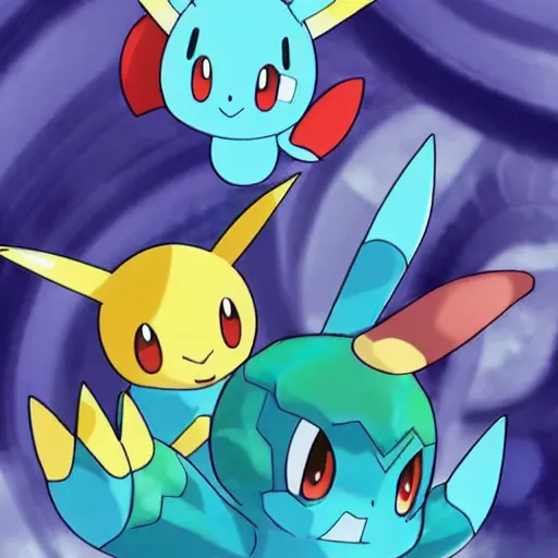 Image similar to New Pokemon character, water type, poison type cute Pokemon