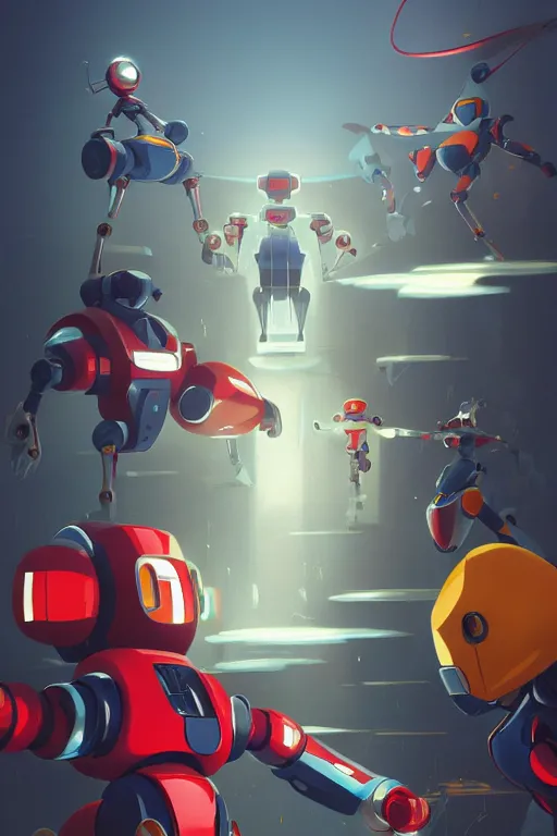 Image similar to metabots medabots medarotto medarot robot minimalist comics, behance hd by jesper ejsing, by rhads, makoto shinkai and lois van baarle, ilya kuvshinov, rossdraws global illumination ray tracing hdr