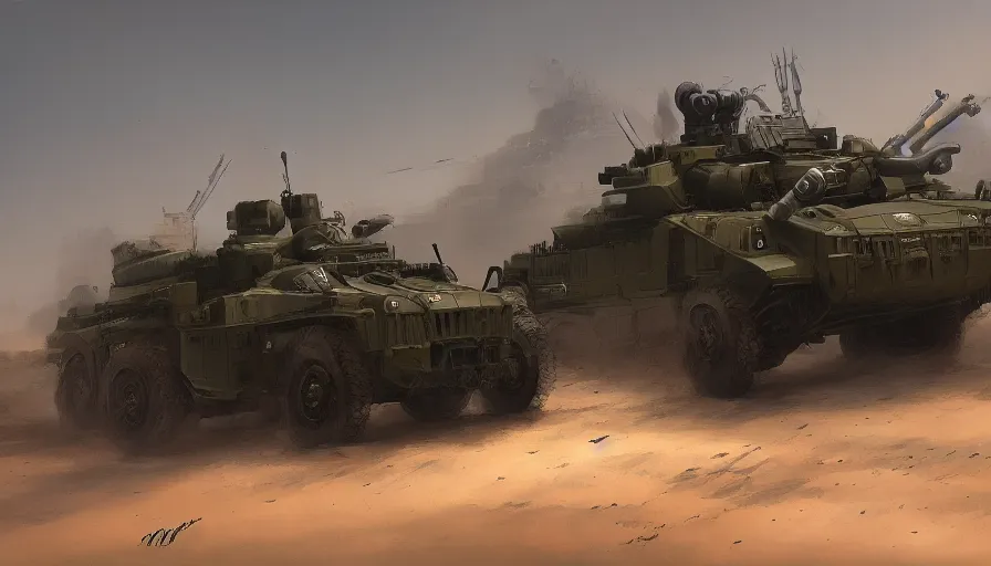 Image similar to military vehicle design, extremely detailed, jama jurabaev, greig fraser, roger deakins, shaddy safadi, feng shu, neil blevins, trending on artstation, high quality, brush stroke