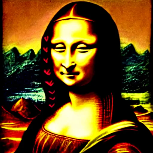 Image similar to graphic illustration, creative design, mona lisa as medusa, biopunk, francis bacon, highly detailed, hunter s thompson, concept art