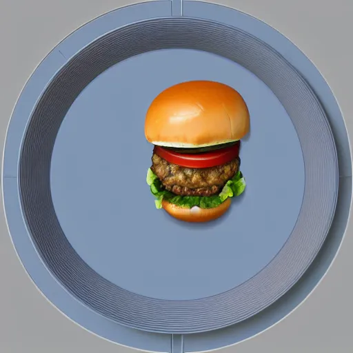 Image similar to cheeseburger is the center of universe, astronomical, vray, award winning