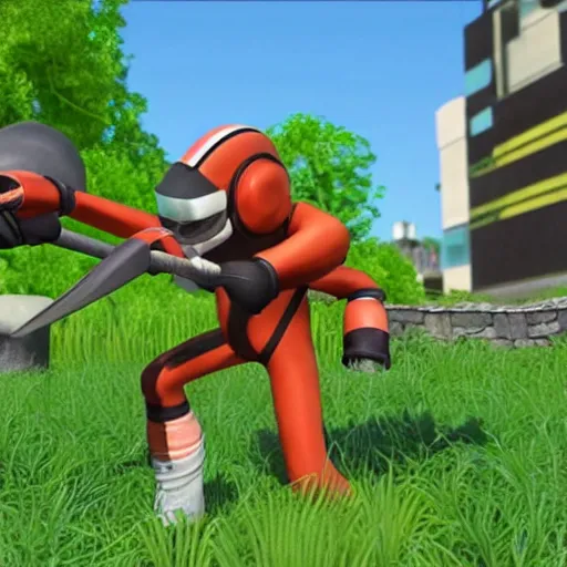 Prompt: Gordon Freeman Battling a headcrab in the Sonic Green Hill Zone 4k graphics exclusive HalfLife DLC.