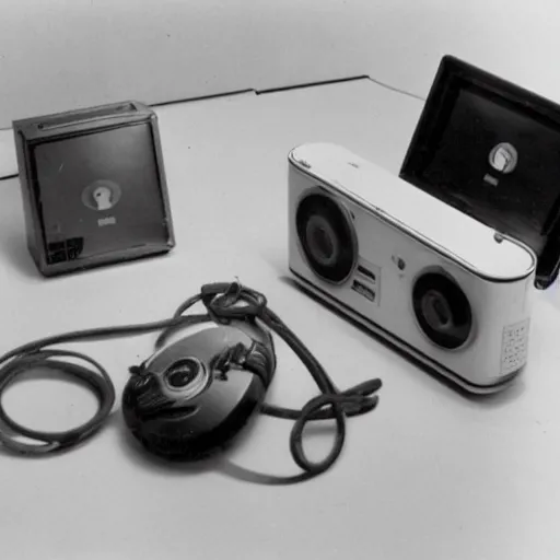 Image similar to a photo of an iPod manufactured in the 1940s, 1945