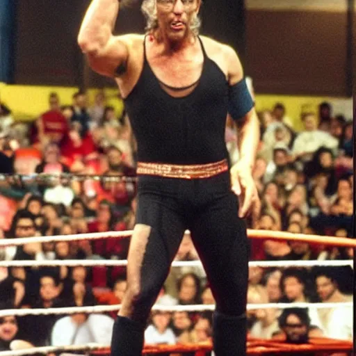 Image similar to jeff goldblum as a wrestler - 8