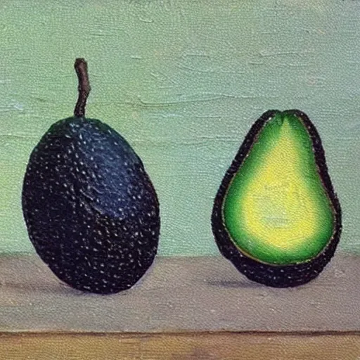 Image similar to avacado, von gogh