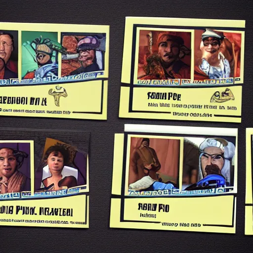 Prompt: Trading Card Template
