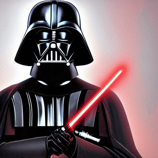 Prompt: Darth Vader, anime illustration, 8k, Artstation