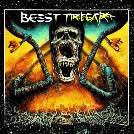 Image similar to best thrash metal album cover ever